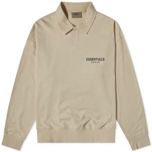 Essentials Fear of God polo long sleeve sweatshirt size xs